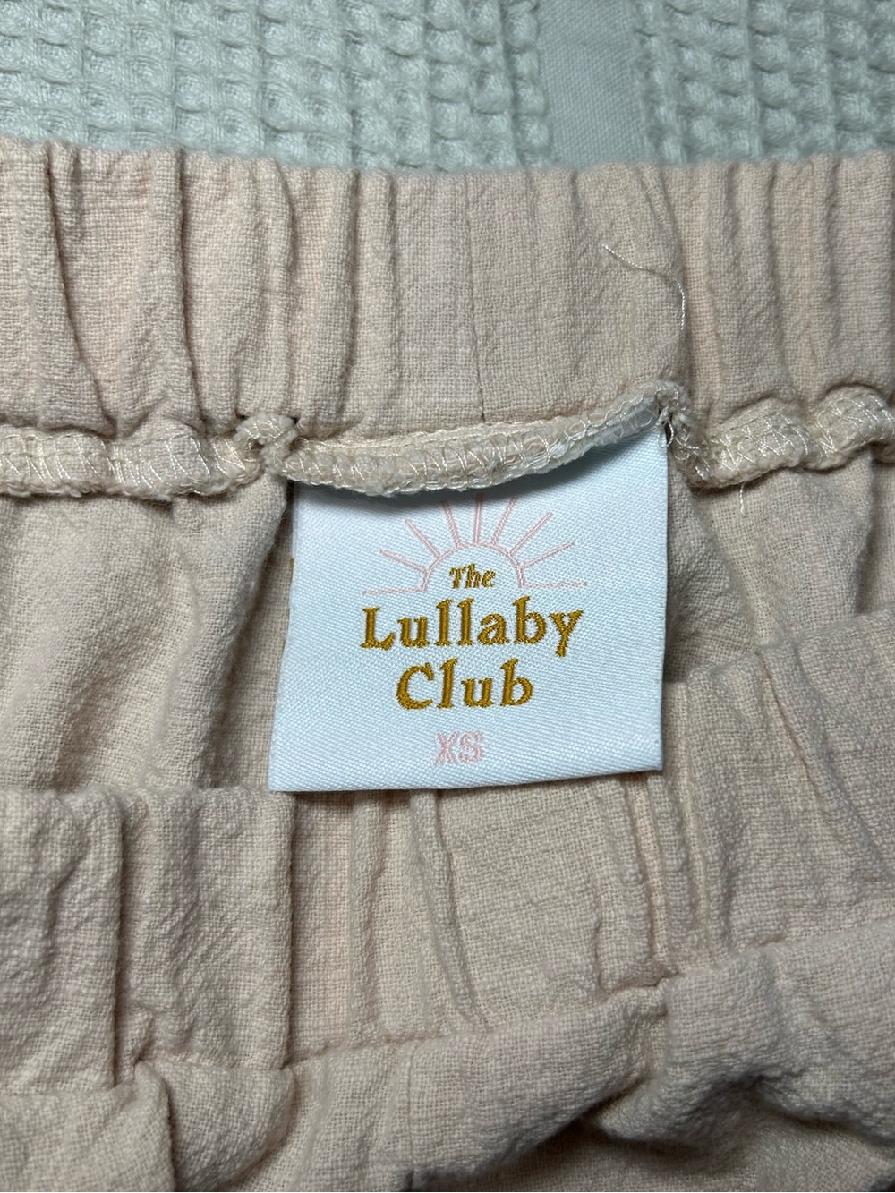 The Lullaby Club Soft Cotton/Linen Button-Up Shorts Set - Picture 8 of 9